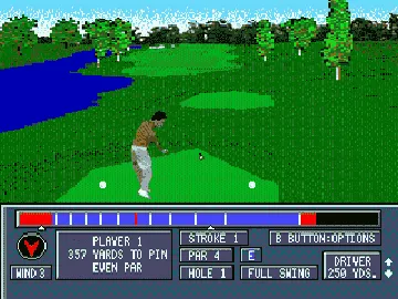 Jack Nicklaus' Power Challenge Golf (USA, Europe) screen shot game playing